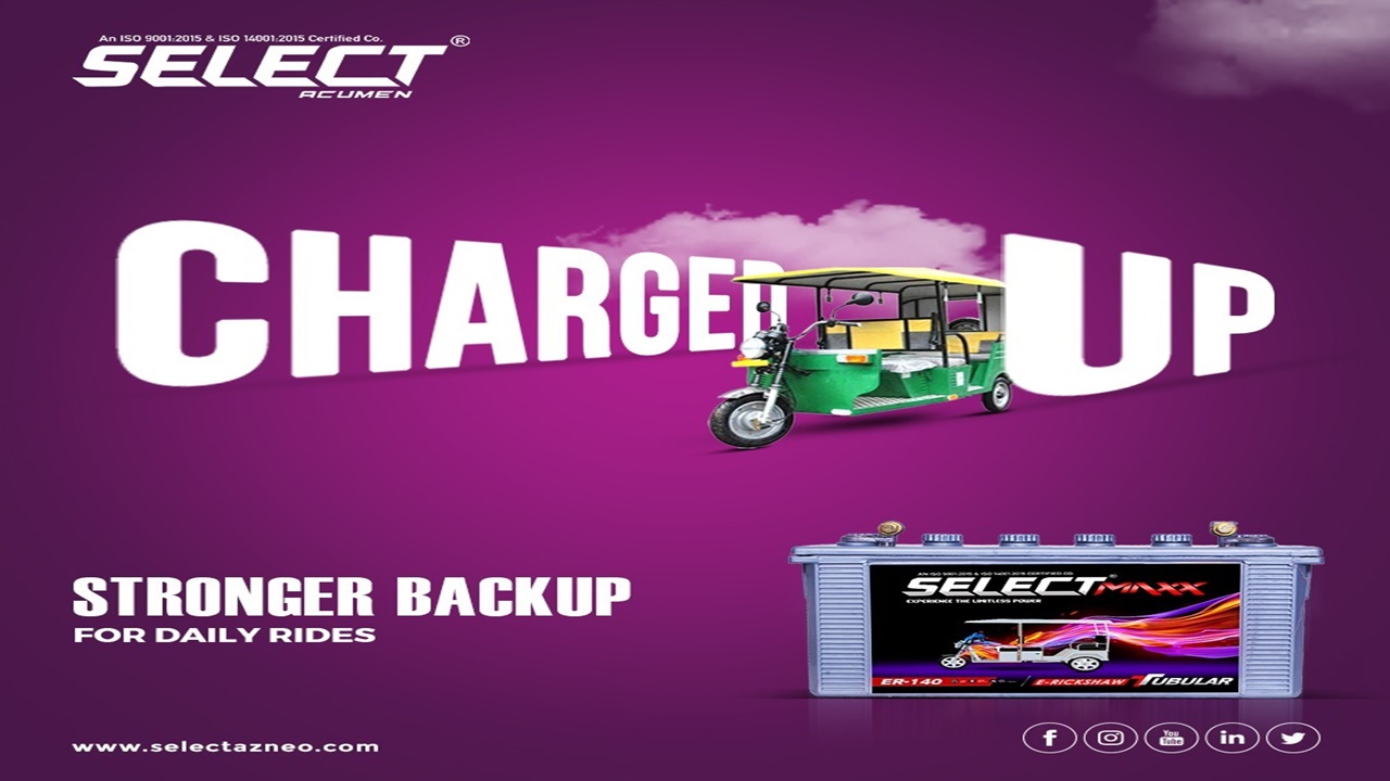 E-rickshaw battery